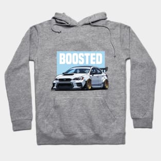 Subaru Impreza WRX STI Car Art - Boosted Modified JDM Car Hoodie